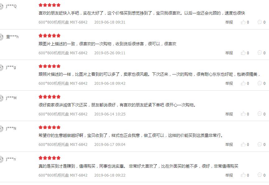 MX6842機(jī)柜客戶評價(jià)案例